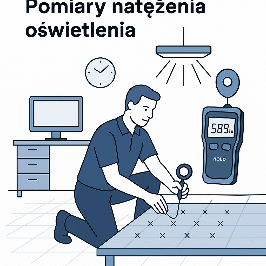 Pomiary natężenia oświetlenia – dlaczego są obowiązkowe i jak je wykonać?